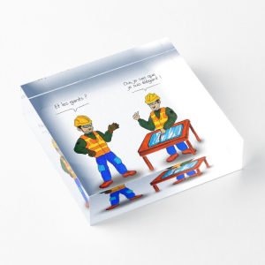 Bloc acrylique EPI : un cadeau professionnel au cœur de la sécurité au travail