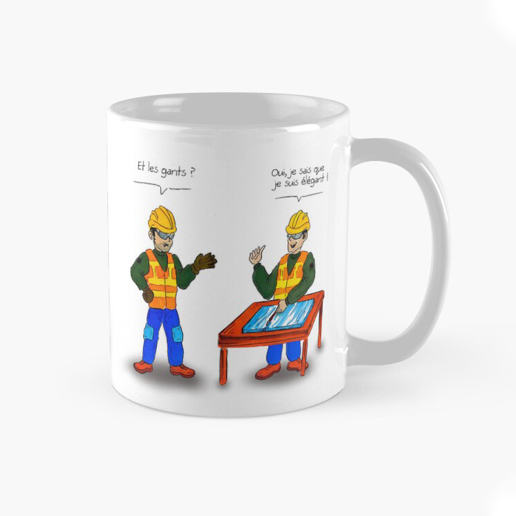 Mug EPI Original | Cadeau Sécurité au Travail