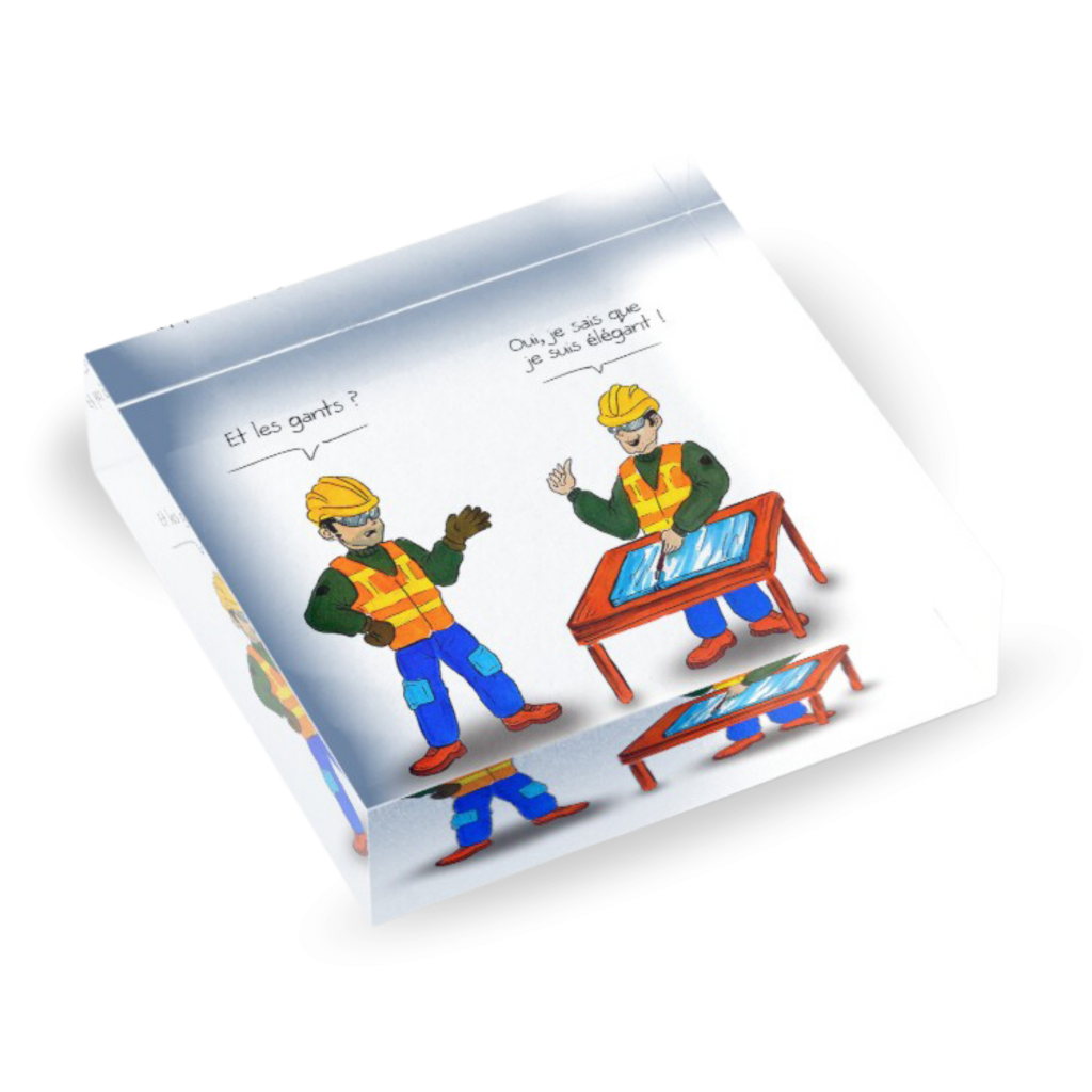 Bloc Acrylique EPI Décoratif